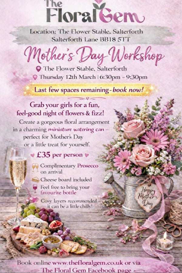 Mother’s Day Wreath Workshop - 12th March