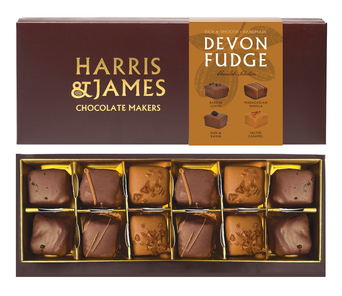 Devon Fudge Selection Box: Box of 24 Truffles