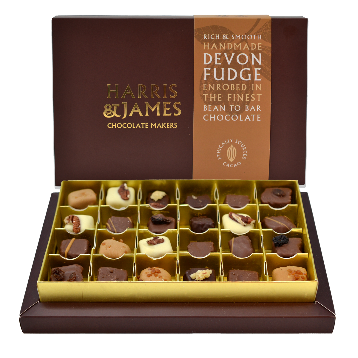 Devon Fudge Selection Box: Box of 24 Truffles