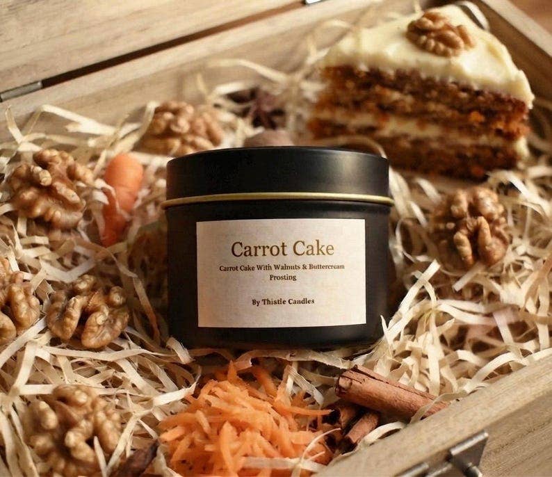 Carrot Cake Candle | Spiced Walnut & Buttercream