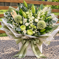 The Floral Gem White & Green Collection