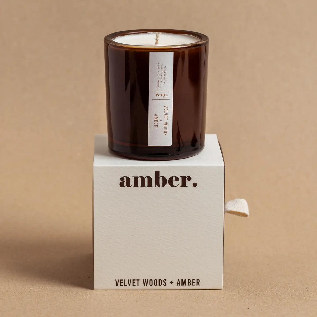 Amber 5oz Candle - Velvet Woods & Amber