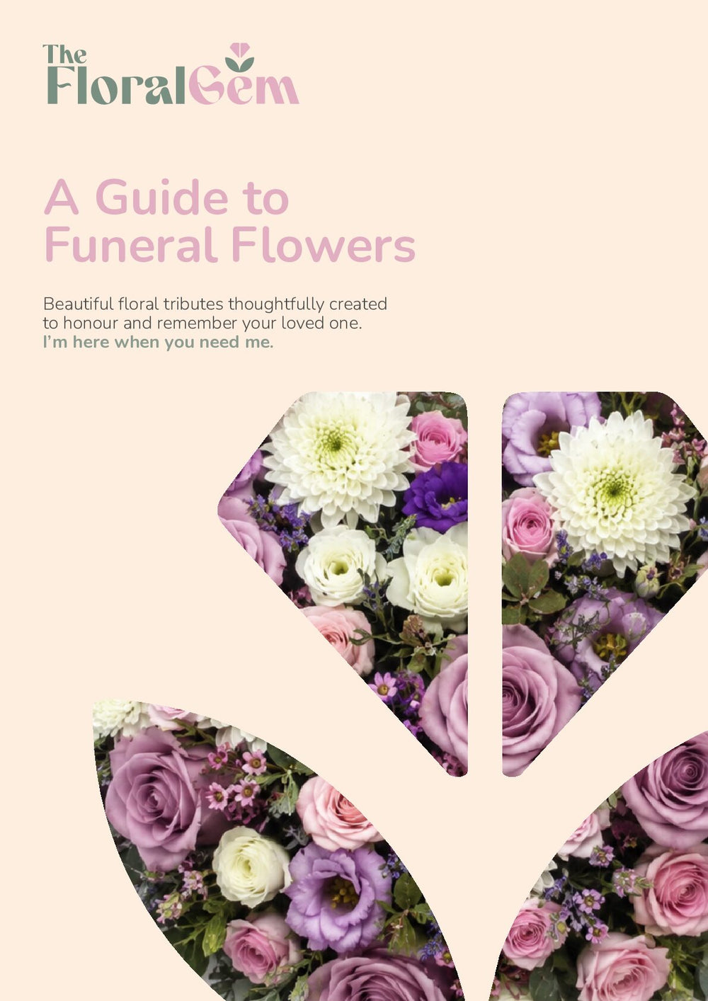 Funeral brochure, page 1