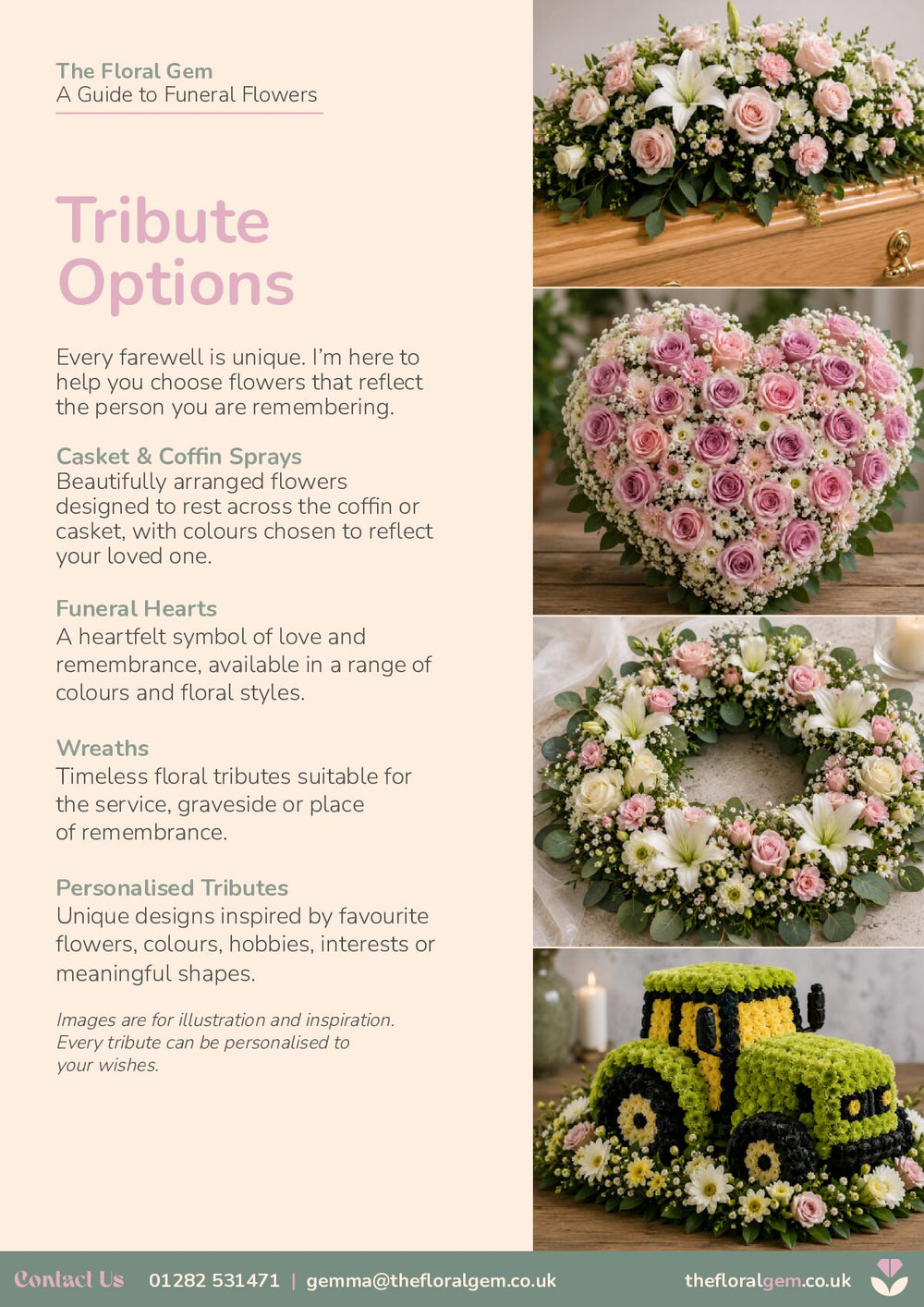 Funeral brochure, page 3