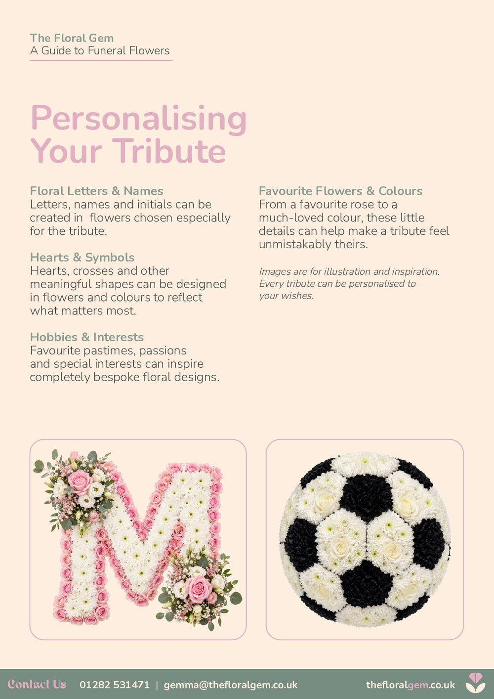 Funeral brochure, page 4