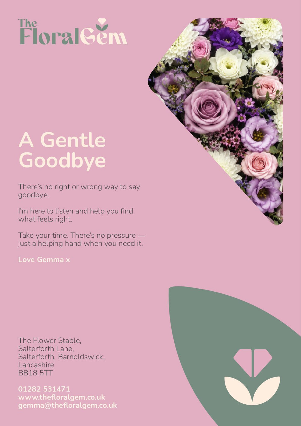 Funeral brochure, page 8